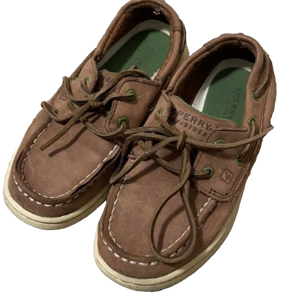 Kids Sperry Top Sider Boat Shoes Size 12Y